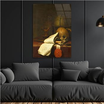 Kunst Thema auf bedrucktem Glas