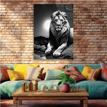 Dikey Doğa Temalı Cam Tablo 347