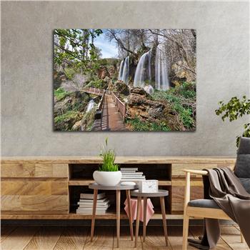 Thema Natur auf bedrucktem Glas