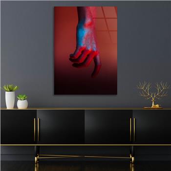 Kunst Thema auf bedrucktem Glas