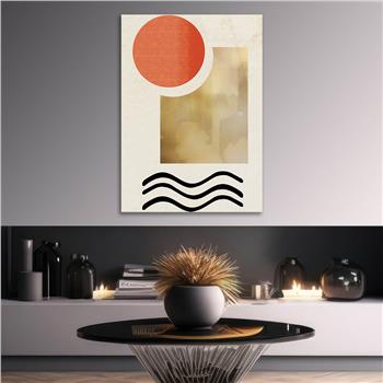 Kunst Thema auf bedrucktem Glas