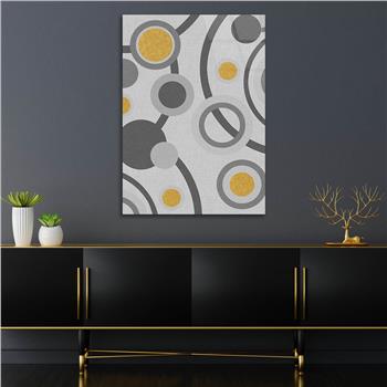 Dikey Sanat Temalı Cam Tablo 579