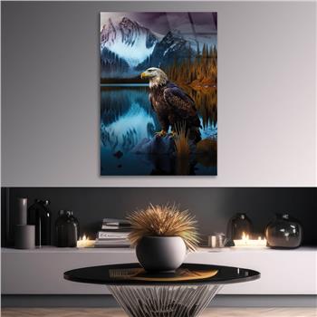 Thema Natur auf bedrucktem Glas