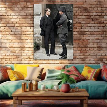 Dikey VatanTemalı Cam Tablo 222