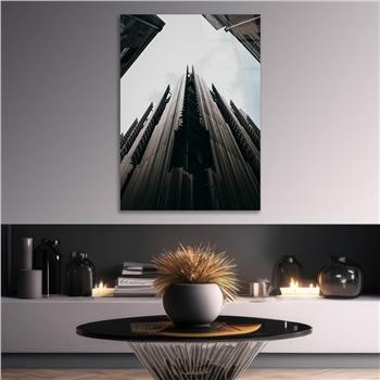 Kunst Thema auf bedrucktem Glas