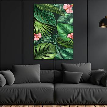 Dikey Sanat Temalı Cam Tablo 377