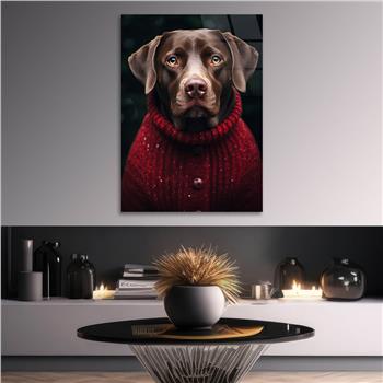 Dikey Doğa Temalı Cam Tablo 445