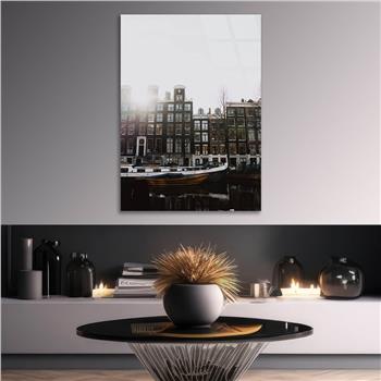 Kunst Thema auf bedrucktem Glas