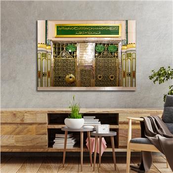 Religiöses Thema auf bedrucktem Glas