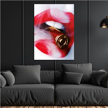 Kunst Thema auf bedrucktem Glas