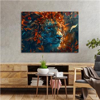 Yatay Doğa Temalı Cam Tablo 497