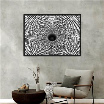 Aluminium Omlijste Kunst Thema Geharde Glasschilderij 059