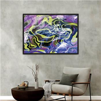 bedrucktes Glas mit Aluminiumrahmen und Kunst Themen 