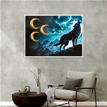 Aluminum-Framed National-Themed Tempered Glass Wall Art 025