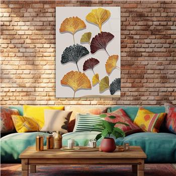 Kunst Thema auf bedrucktem Glas