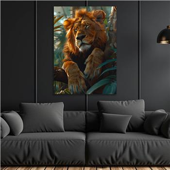 Dikey Doğa Temalı Cam Tablo 365