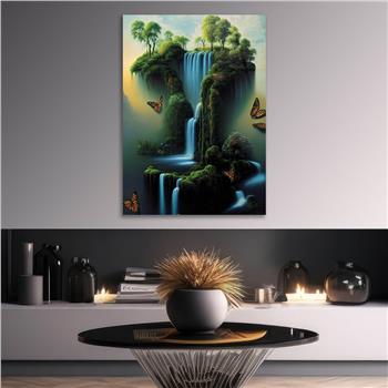 Kunst Thema auf bedrucktem Glas 307