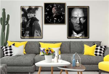 Nation Thematisches 2-teiliges bedrucktes Glas und Uhrenset