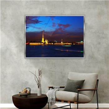 Alüminyum Çerçeveli Doğa Temalı Cam Tablo 014