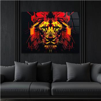 Yatay Doğa Temalı Cam Tablo 523