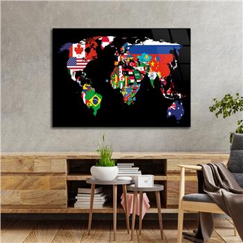 Nation Thematisch auf bedrucktes Glas