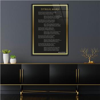 Dikey Vatan Temalı Cam Tablo 303
