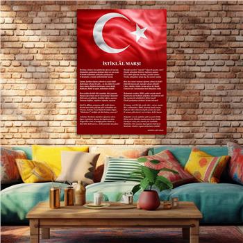 Dikey VatanTemalı Cam Tablo 186