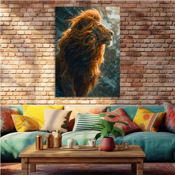 Dikey Doğa Temalı Cam Tablo 307