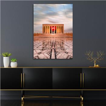 Dikey VatanTemalı Cam Tablo 170