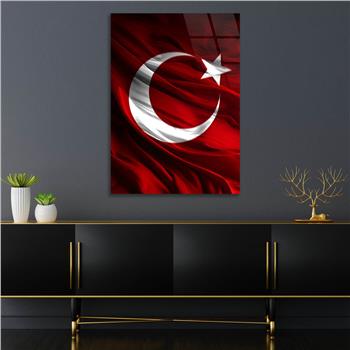 Dikey VatanTemalı Cam Tablo 148