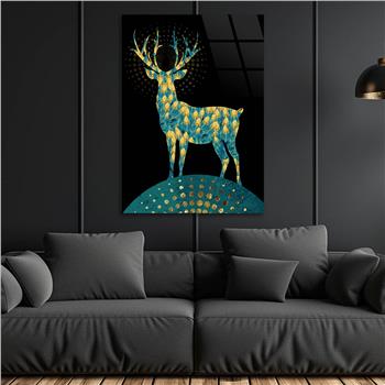 Kunst Thema auf bedrucktem Glas