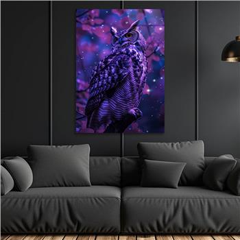 Dikey Doğa Temalı Cam Tablo 391