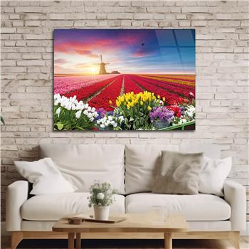 Thema Natur auf bedrucktem Glas