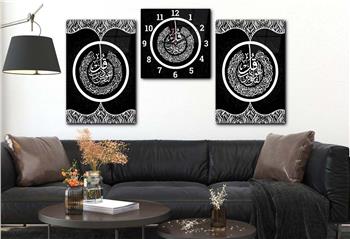 Ensemble de Tableaux et d’horloge 2 pièce sur le thème religieux