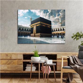 Yatay Dini Temalı Cam Tablo 193