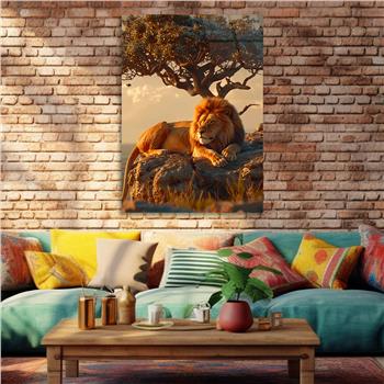 Dikey Doğa Temalı Cam Tablo 314