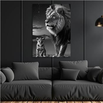 Dikey Doğa Temalı Cam Tablo 324