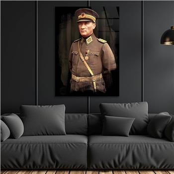 Dikey VatanTemalı Cam Tablo 182