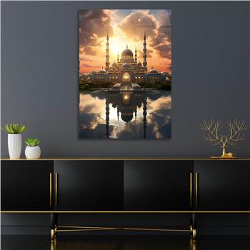 Dikey Dini Temalı Cam Tablo 278