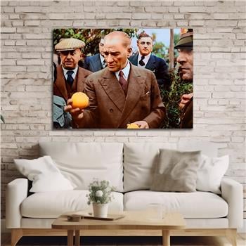 Yatay VatanTemalı Cam Tablo 102