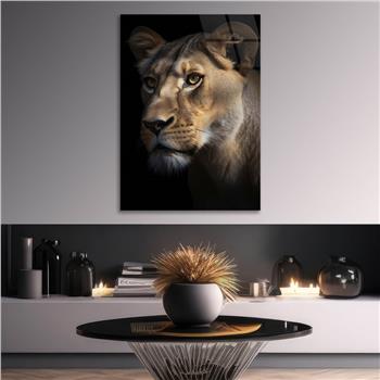 Dikey Doğa Temalı Cam Tablo 370