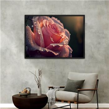 Aluminium Omlijste Natuur Thema Geharde Glasschilderij 051