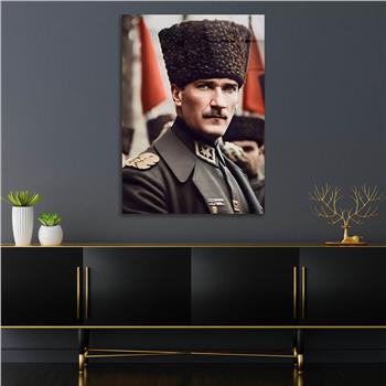 Dikey VatanTemalı Cam Tablo 200