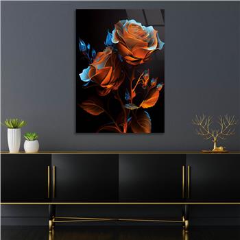 Thema Natur auf bedrucktem Glas