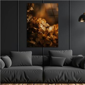 Dikey Sanat Temalı Cam Tablo 388