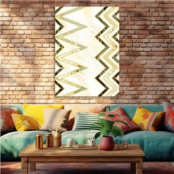 Dikey Sanat Temalı Cam Tablo 362