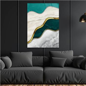 Kunst Thema auf bedrucktem Glas