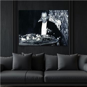 MUSTAFA KEMAL ATATÜRK GÖRSELLİ CAM TABLO