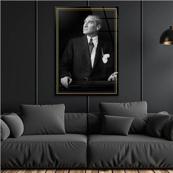 Dikey VatanTemalı Cam Tablo 251