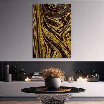 Dikey Sanat Temalı Cam Tablo 545